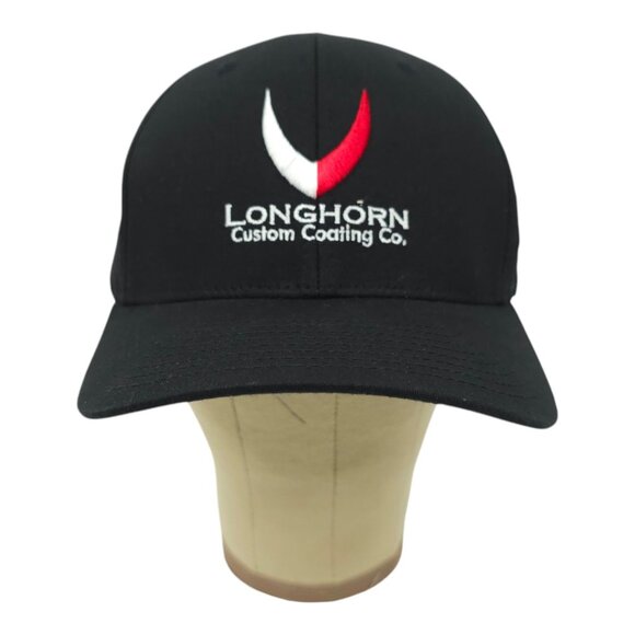 Longhorn Custom Coating Flexfit OSFM Cap Trucker Baseball Embroidered Logo Hat - Picture 10 of 14